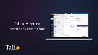 Quick Start: Launching Tali with Accuro®EMR | 2025
