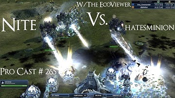 Supreme Commander 2 Pro Cast # 265 1v1 Nite Vs. hatesminion op Open Palms met EcoViewer - Steal S...