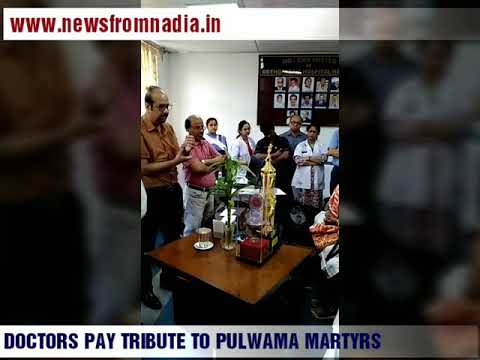 ER DOCTORS PAY TRIBUTES TO PULWAMA MARTYRS