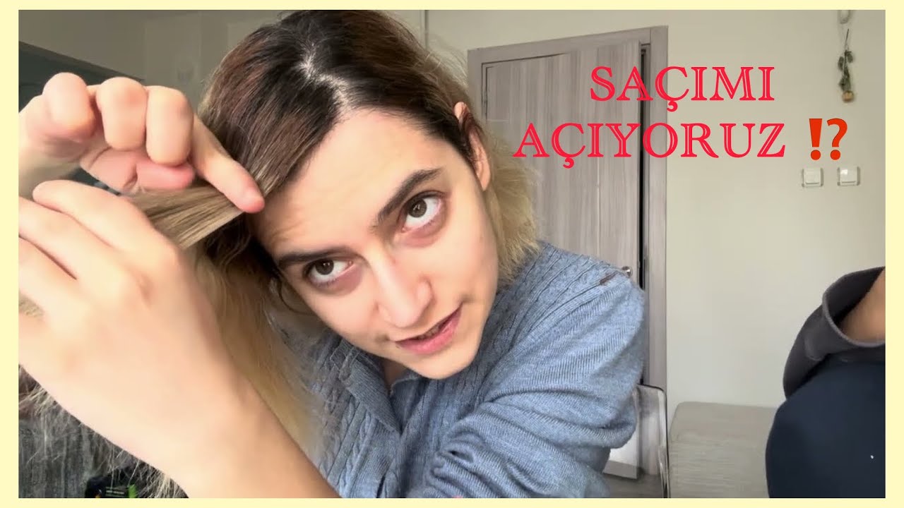 SAÇIMI AÇICIYLA AÇIYORUZ / PALETTE 10.1 ve 12.21 İLE BOYUYORUZ // VLOG reklam değildir
