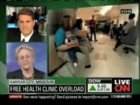 Sheri Wood on CNN - Kansay City Free Clinic