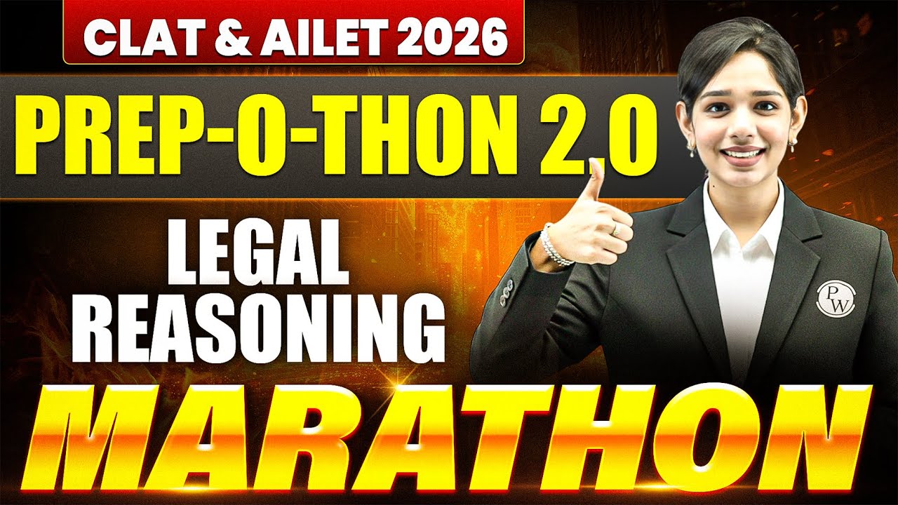 CLAT & AILET 2026 Legal Reasoning Marathon 🔥 | Most Expected Questions ...