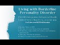 Question and Answer and Living with Borderline Personality BPD Part 1