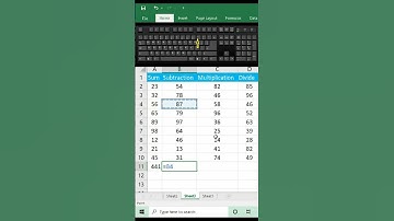 Subtraction in Excel | एक्सेल में Subtraction | #excelformulas #subtraction #shorts #viral #video