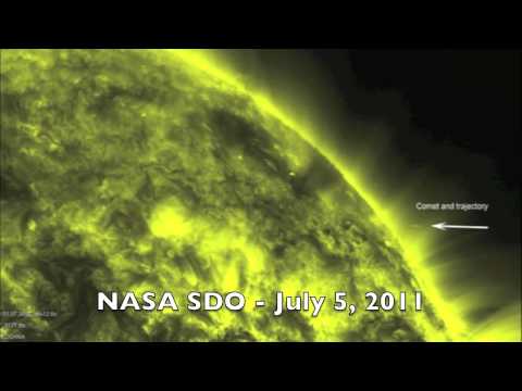 NASA/ESA SOHO & NASA SDO Comet Meets Sun, October 1, 2011