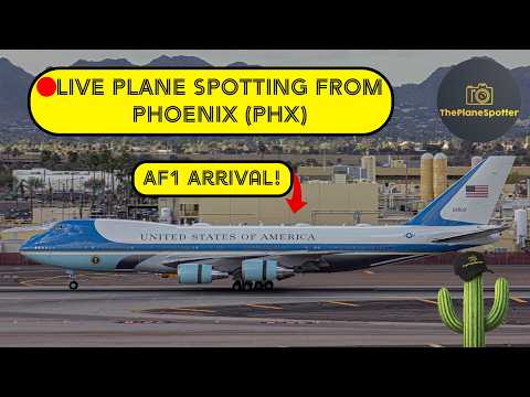 🔴 LIVE | Air Force One Arrival & C-17 Heavies at PHX! | Phoenix Plane Spotting (4/17/26)