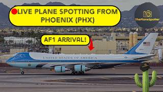 🔴 LIVE | Air Force One Arrival & C-17 Heavies at PHX! | Phoenix Plane Spotting (4/17/26)