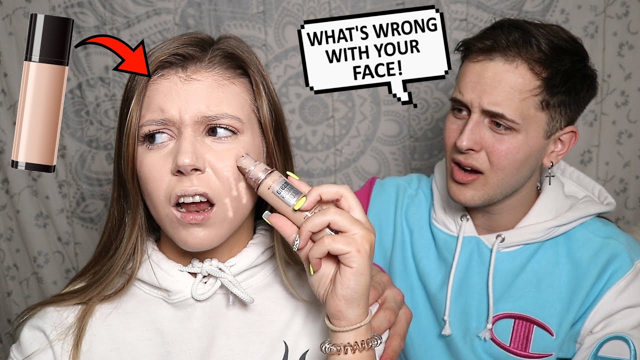 Wearing A WHOLE BOTTLE OF FOUNDATION To See If My Boyfriend Notices...