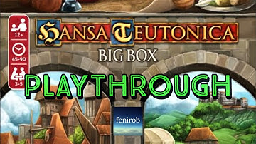 Hansa Teutonica Board Game | Playthrough