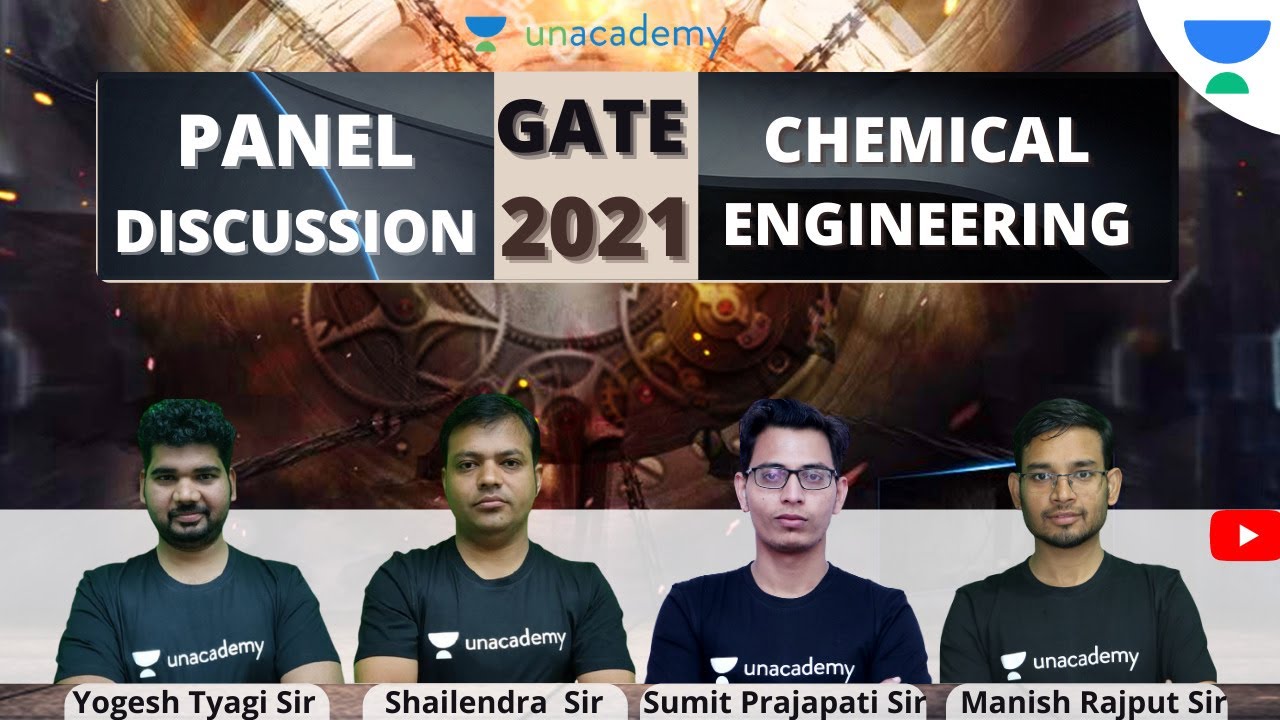 Panel Discussion l GATE-21 (Chemical Engineering) by Shailendra Sir & Team