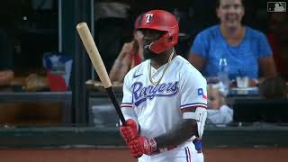 Highlights Adolis Nearly Cycles in 10-2 Win
