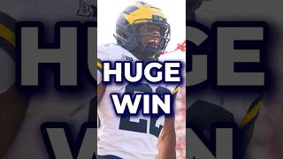 Michigan vs. Nebraska INSTANT REACTION - Justice Haynes Leads Explosive Running Game To Win #shorts