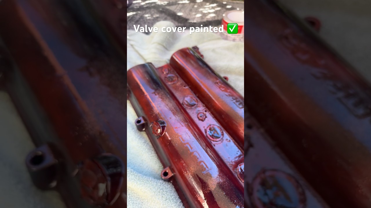 Painted my valve cover✅ 