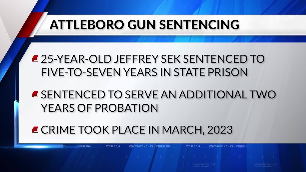 12 News Now: Attleboro man sentenced for firearms charges - YouTube