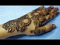 Beautiful back hand mahandi design  ansari aayesha 