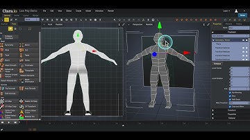 16 Clara io Low Poly Character part 5