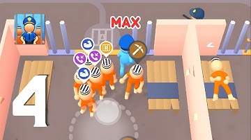 Prison Life: Idle Game Gameplay Walkthrough Part 4 - Level 11 ~ 13 (Android IOS)