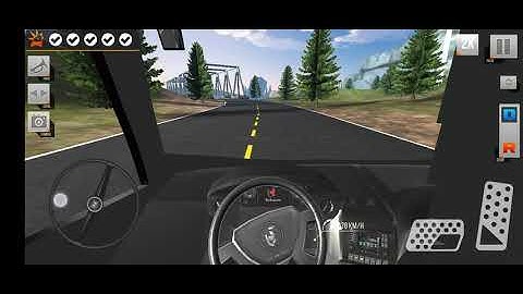 Modern Bus Drive Parking 3D Game Offroad Journey Mode Level 1