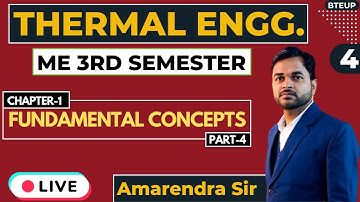 L-4 Thermal Engineering  II  Ch-1 Fundamental Concepts (ME 3rd Sem) @PolytechnicPathshala