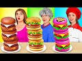 Me vs Grandma Cooking Challenge | Easy Tricks to Win Kitchen War by Turbo Team