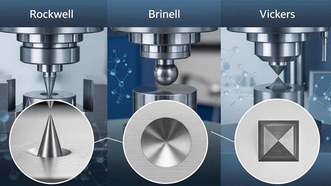What Sets Rockwell, Brinell, and Vickers Hardness Tests Apart