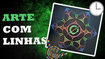 ARTE LINEAR DJ JORD (String Art) - Time-Lapse #4