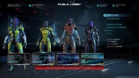 Mass effect Andromeda platinum All ASARI team