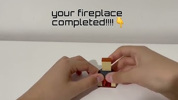 EASY Fireplace Lego build (1st video on the channel!!!!!)