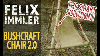 Bushcraft Chair 2.0 - the cosy DIY 5$ chair  - adjustable, collapsable, transportable.
