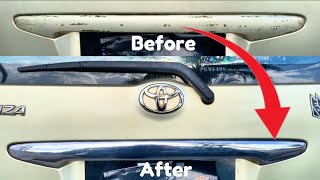 How to Install ￼Rear Trunk Lid Chrome Avanza Xenia Veloz 2004 - 2011 | Chrome Rear Trunk List Car