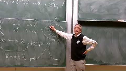 Simon Donaldson | Applications of the Hormander technique in Kahler-Einstein geometry | 2012