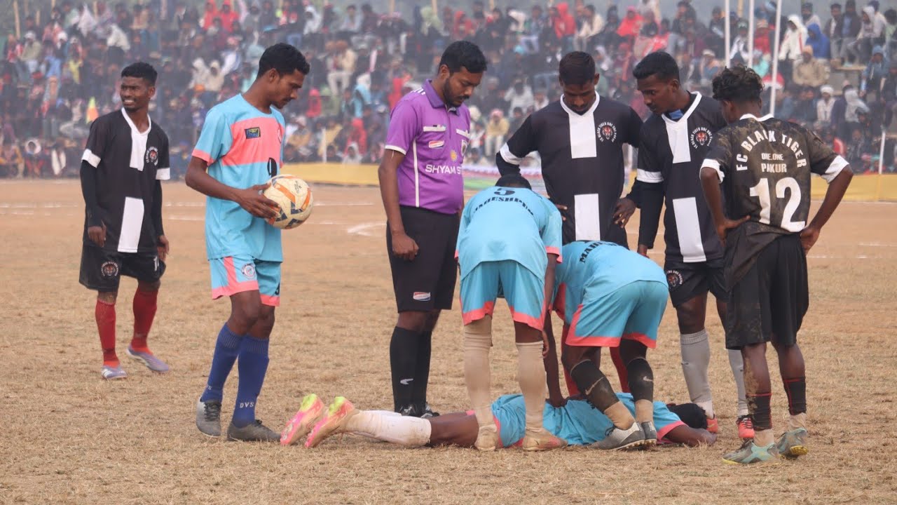1st Quater Match 💥 Black Tiger One One 🆚 Bad Ghutu Maheshpur// Gokulpur Football Match 