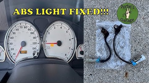 Diagnosing and Fixing an ABS Light on a 2006 Saturn Vue!!!!  Easy Fix!!!!