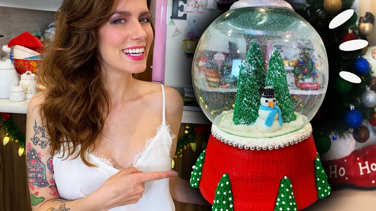 reposterias en santo domingo PASTEL GLOBO DE NIEVE 🔮 ¡SUPER NAVIDEÑO! | DACOSTA'S BAKERY
