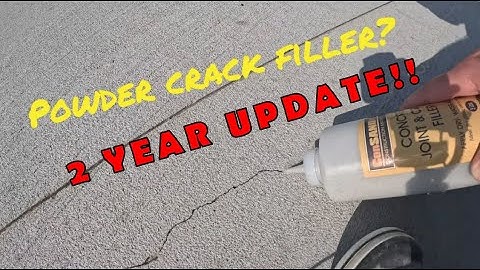 This concrete crack repair only lasted 2 years