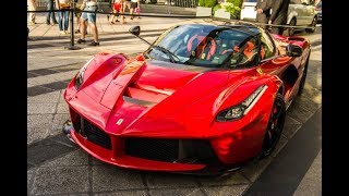 New ferrari laferrari aperta 6.3 liter v12 engine (including elektric
engine) that produce 963hp and goes from 0-100 in just 2.9 seconds!