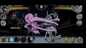 SKULLGIRLS MOBILE TUTORIAL | FUKUA 50+ COMBO