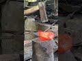 How I Forged a Red Hot Hammer. #blacksmith #hammer #redhot #forging #handforgedknives