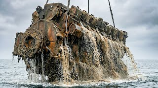 Full Restoration of Ancient Sea Diesel Engine