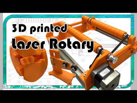 3D printed Laser Rotary unit with Ortur Laser Master 3 / Download all files, Technical details