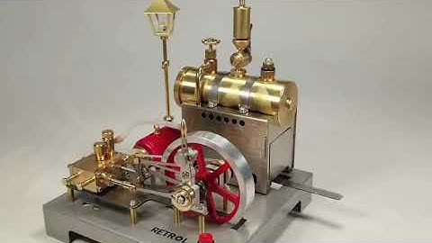 RETROL SE-02 Steam Engine Model with Generator and Whistle #enginediy #diy