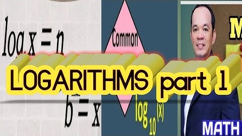 LOGARITHMS - HOW TO SOLVE FOR X (Shortcut)