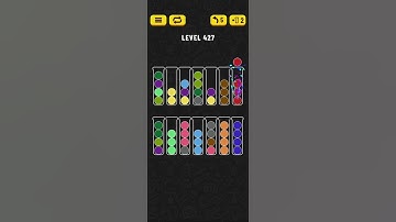 Ball Sort - Color Puzzle Game - Level 427 - Walkthrough SOLVED by RobotPlayer AI!!!