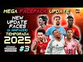 🔥 MEGA FACEPACK Actualizado 2025 + MINIFACES HD (CPK &amp; SIDER VERSION) #3 / PES 2021 FL25