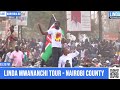 RUTO HATALALA LEO! See Crazy love Sifuna is receiving as he heads to Jacaranda Grounds!!