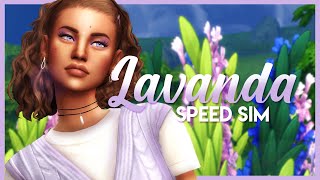 LAVANDA SPEED SIM  || SIMS INSPIRADO EN FLORES  || 01