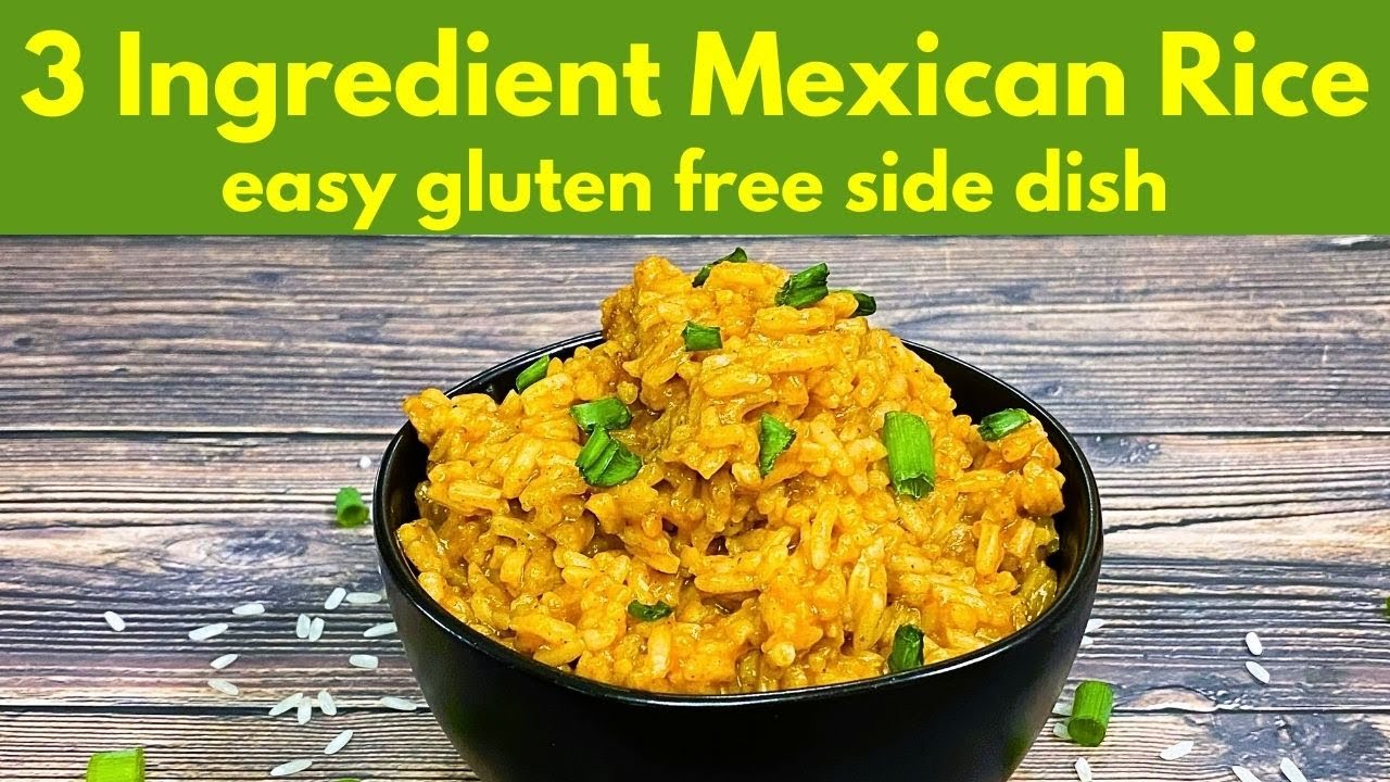 3 INGREDIENT MEXICAN RICE Easy Mexican Rice with Enchilada Sauce