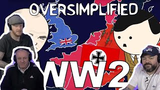 WW2 - OverSimplified (Part 1) REACTION!! | OFFICE BLOKES REACT!!