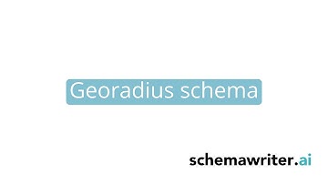 Georadius schema generator