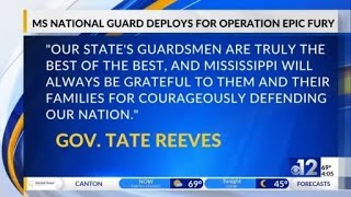 Mississippi National Guard deploys for Operation Epic Fury
